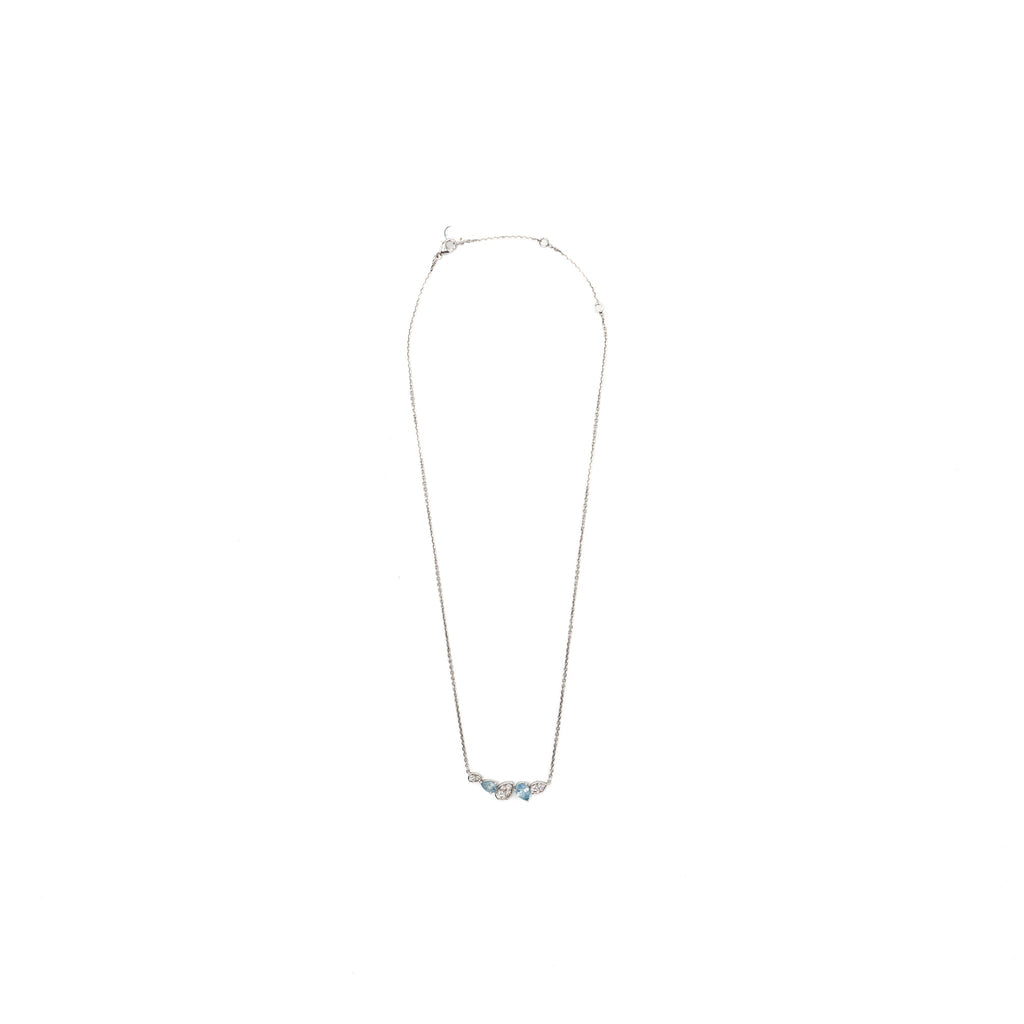 CHAUMET JOSEPHINE RINDE D’AIGRETTE NECKLACE WHITE GOLD / AQUAMARINES / DIAMONDS