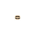 BVLGARI B.ZERO1 RING BLACK CERAMIC ROSE GOLD