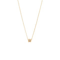 BVLGARI MINI B ZERO NECKLACE ROSE GOLD PAVED DIAMONDS