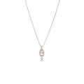 HERMES CHAINE D’ANCRE PENDANT PM WHITE GOLD DIAMONDS