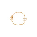 HERMES NEW FRANDOLE BRACELET ROSE GOLD,DIAMONDS