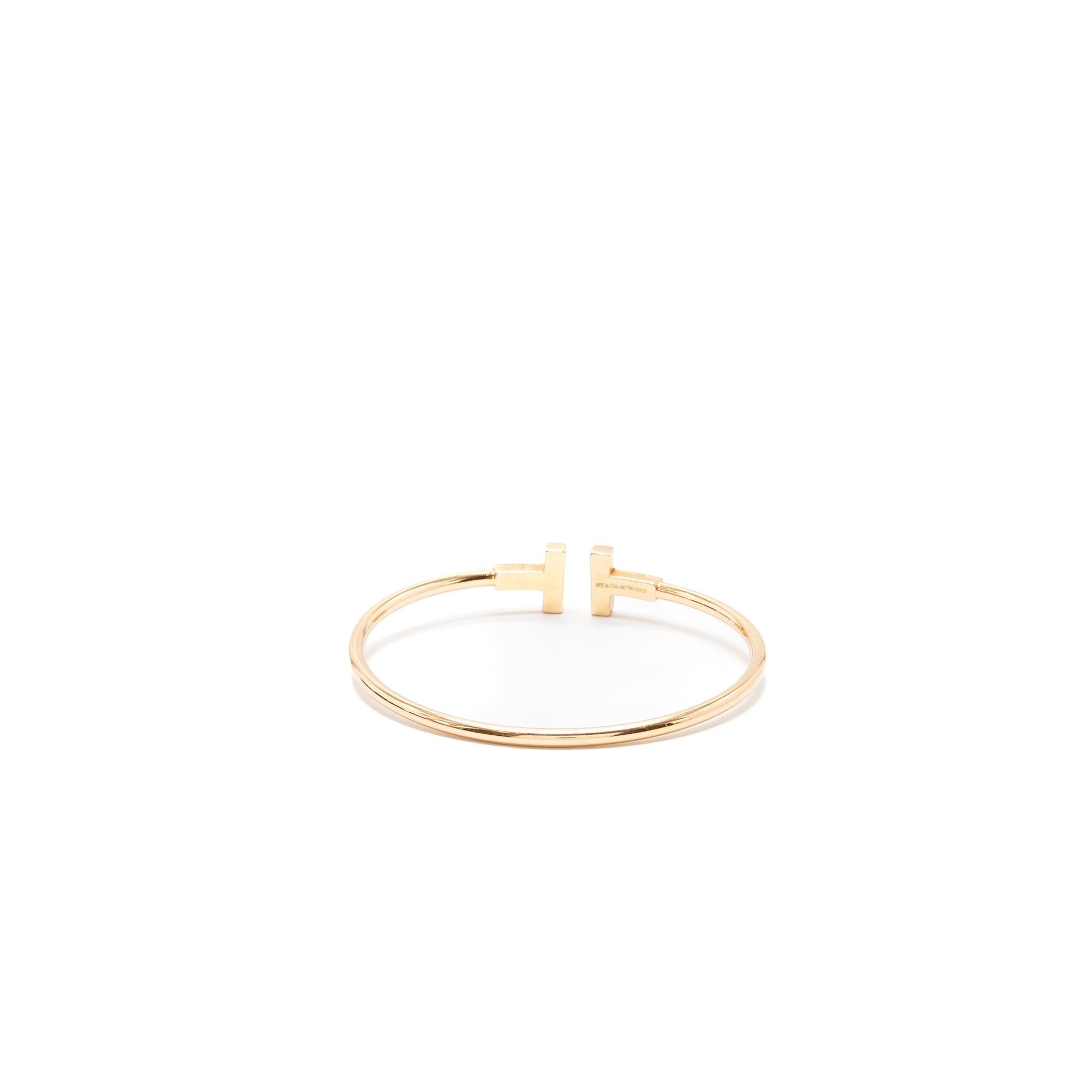 TIFFANY T DIAMOND WIRE BRACELET IN 18K GOLD