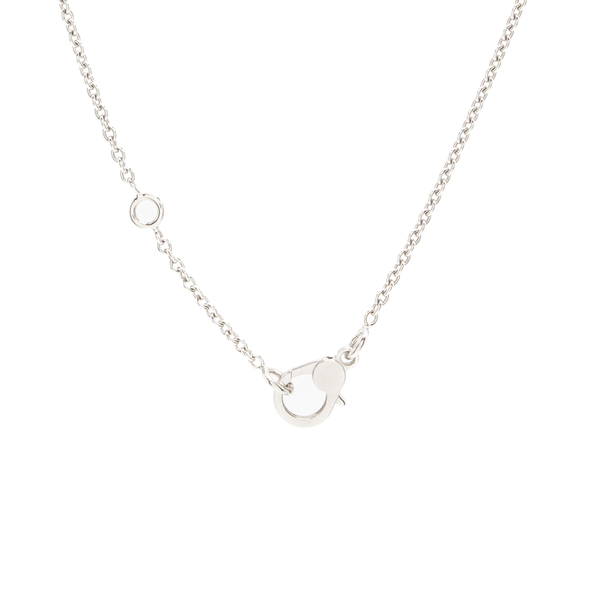 HERMES FINESSE NECKLACE WHITE GOLD DIAMONDS