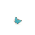 VAN CLEEF & ARPELS LUCKY ALHAMBRA BUTTERFLY RING WHITE GOLD, TURQUOISE