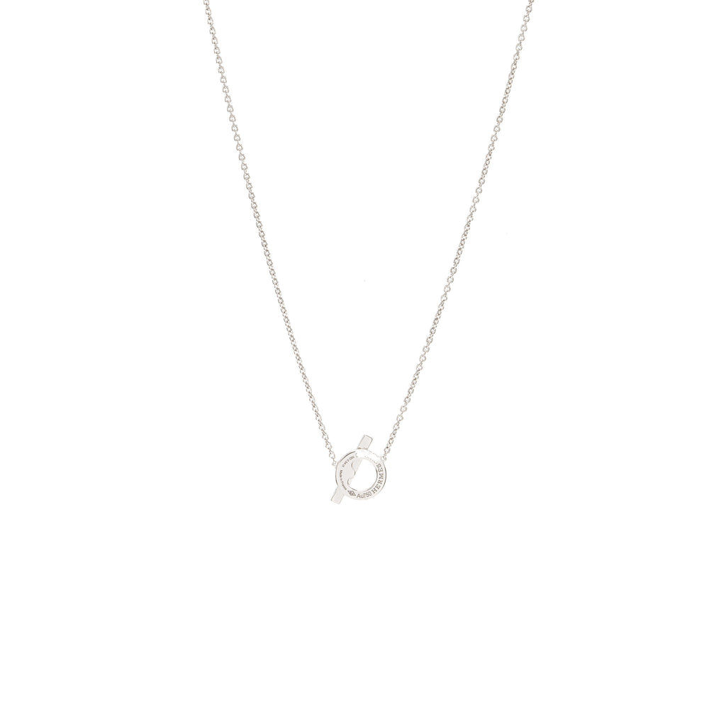 HERMES FINESSE NECKLACE WHITE GOLD DIAMONDS