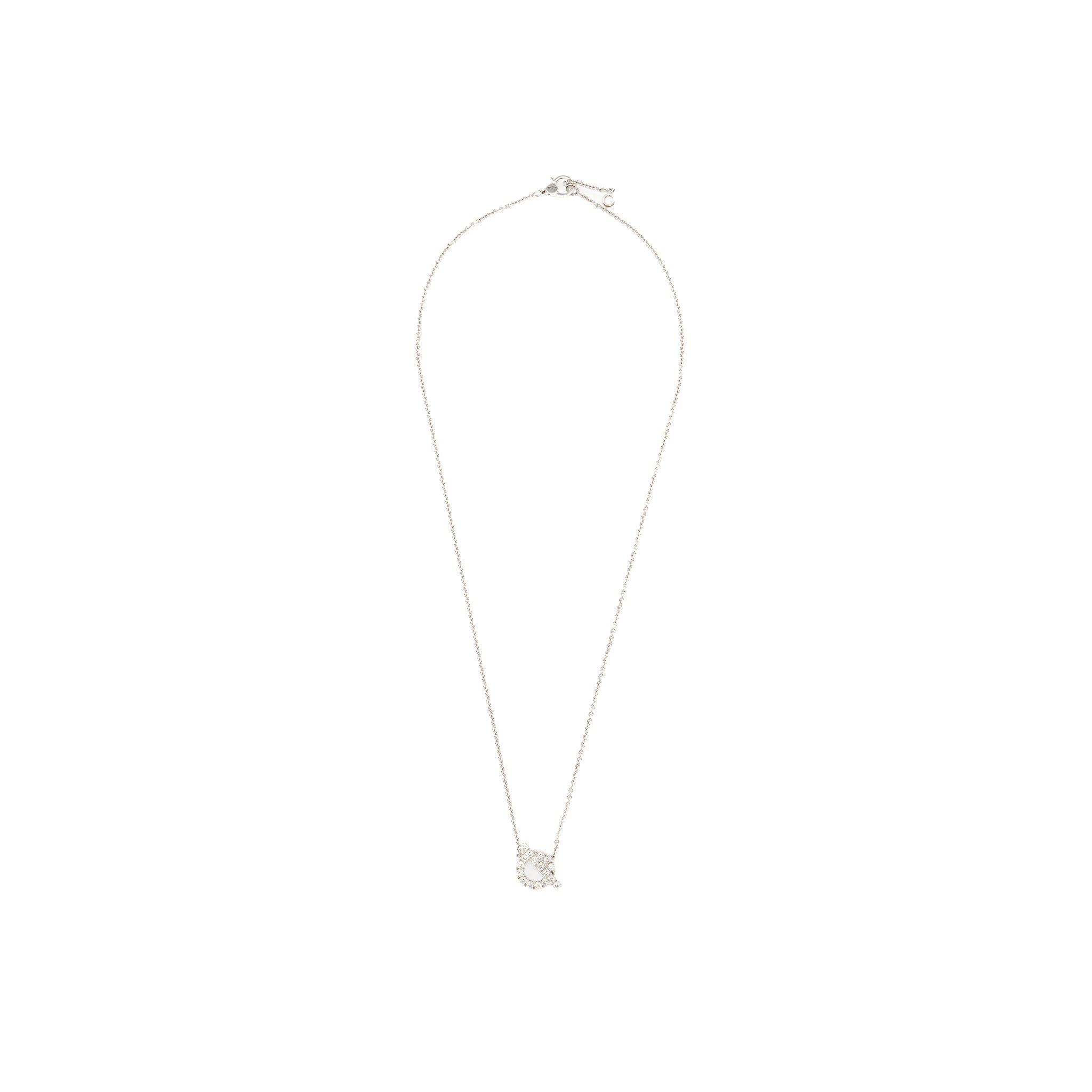HERMES FINESSE NECKLACE WHITE GOLD DIAMONDS