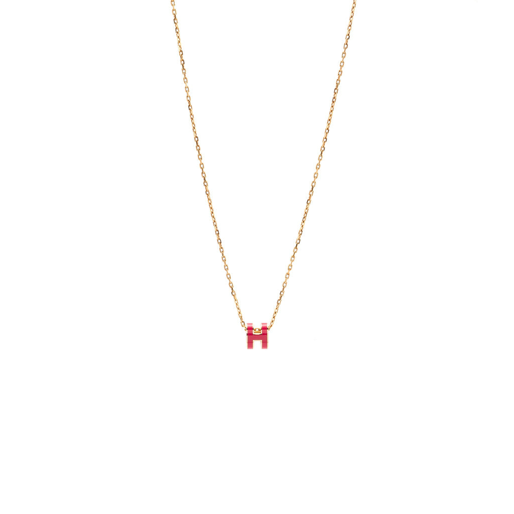 HERMES MINI POP H PENDANT ROSE EXTREME RGHW