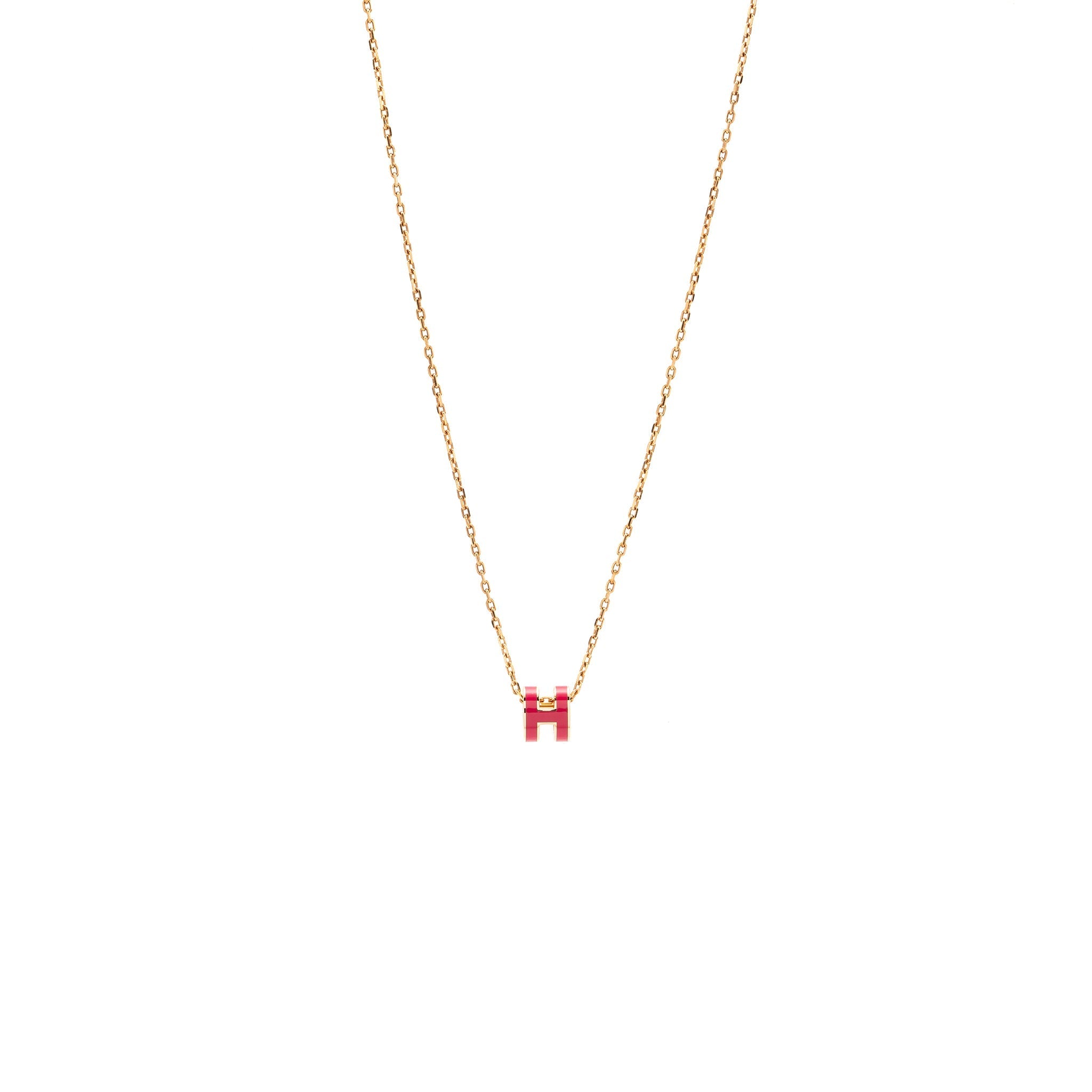 HERMES MINI POP H PENDANT ROSE EXTREME RGHW