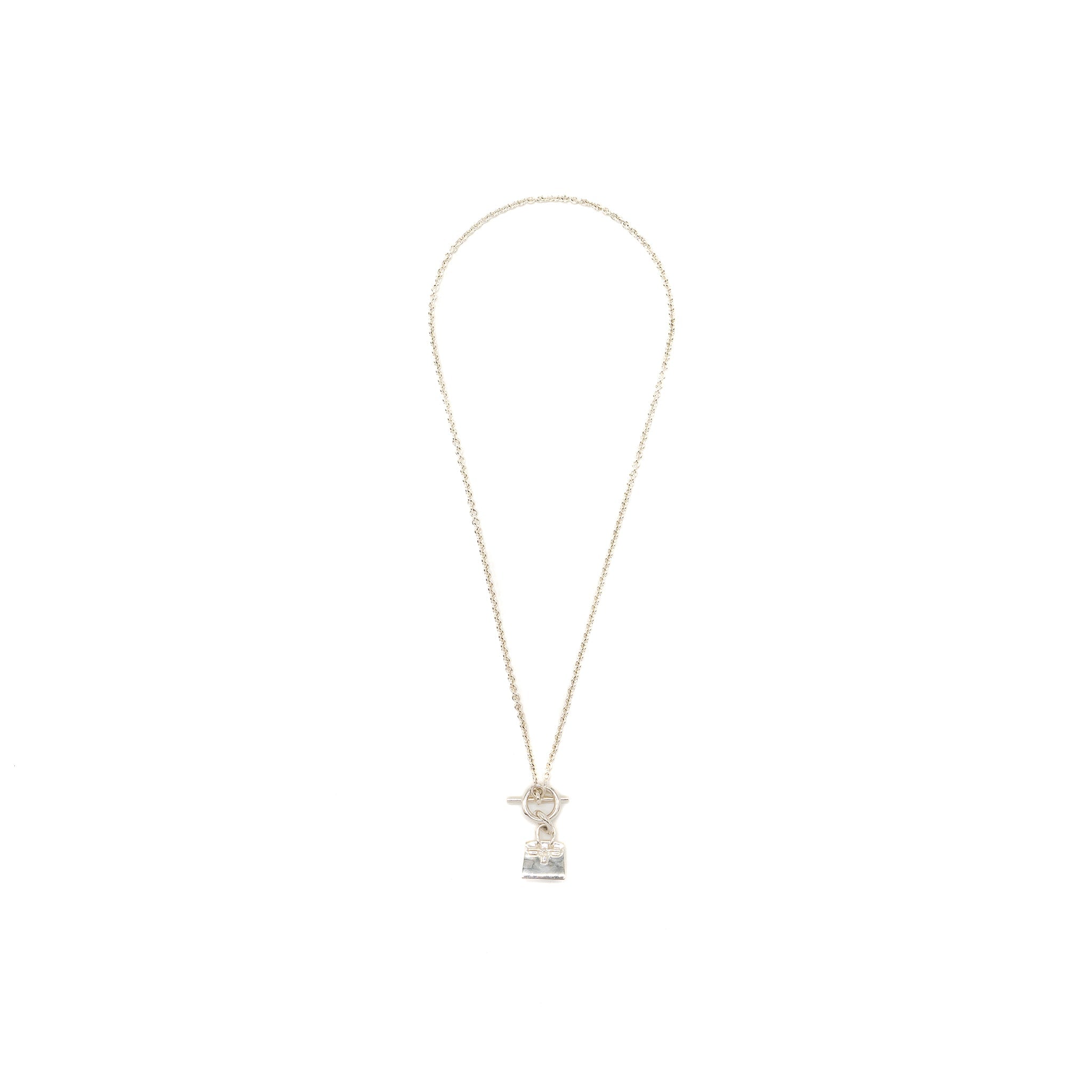 HERMES BIRKIN AMULETTE PENDANT STERLING SILVER