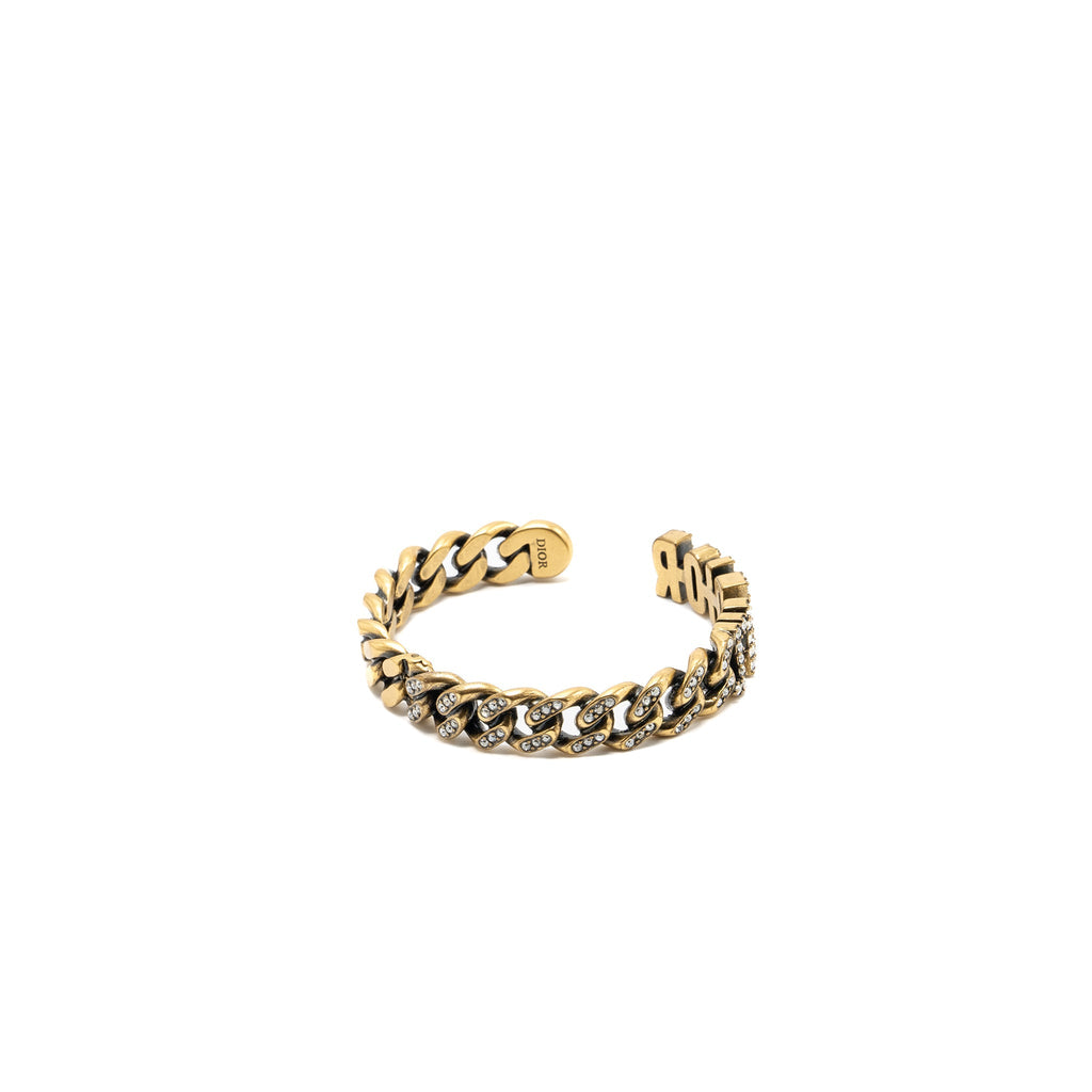 DIOR J’ADIOR BRACELET RUTHENIUM GOLD TONE WITH CRYSTAL