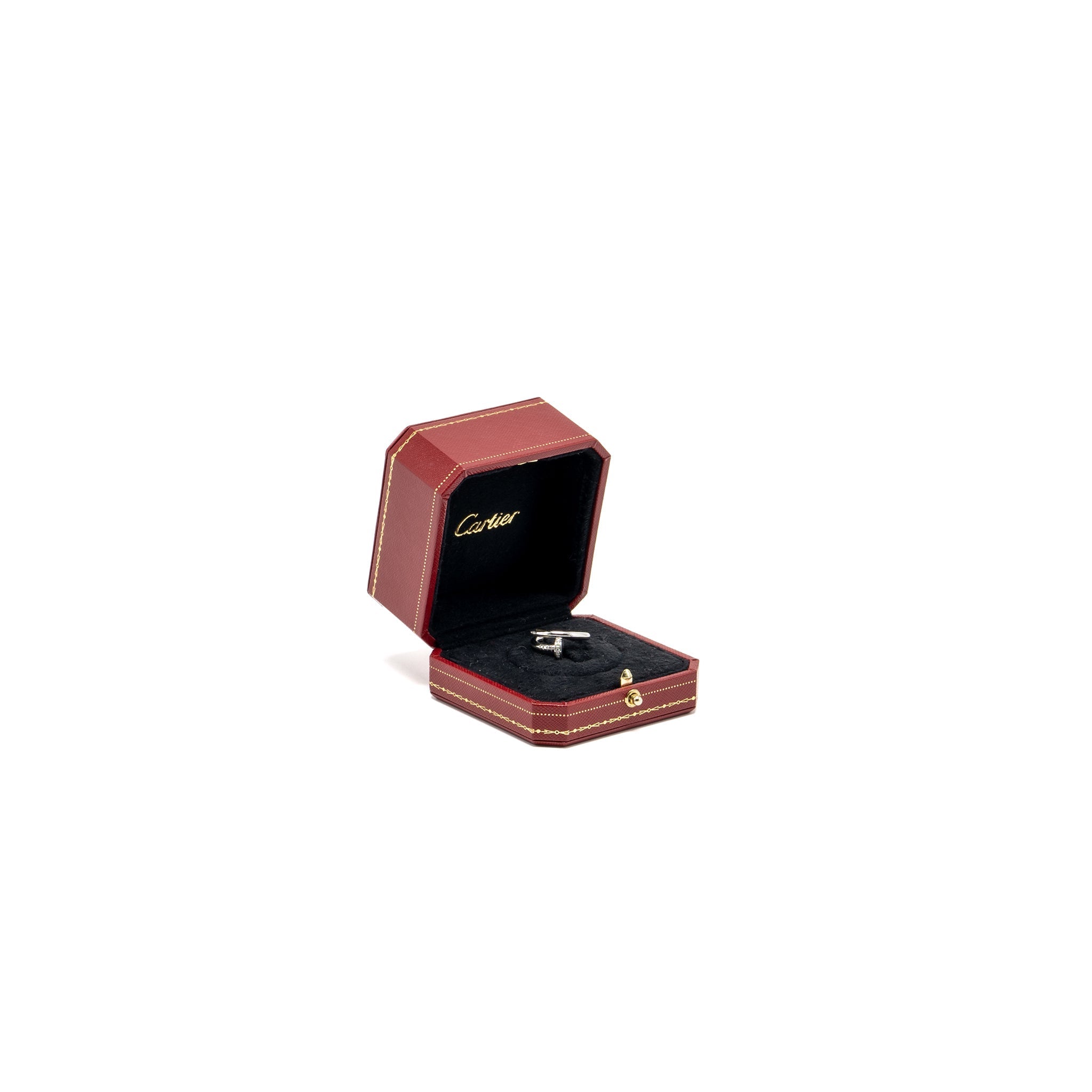 CARTIER JUSTE UN CLOU RING WHITE GOLD/DIAMONDS