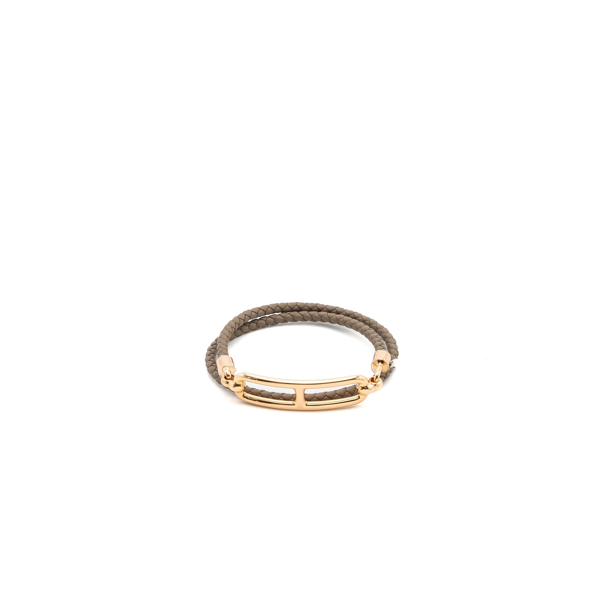 HERMES SIZE T2 ROULIS DOUBLE TOUR BRACELET ETOUPE RGHW