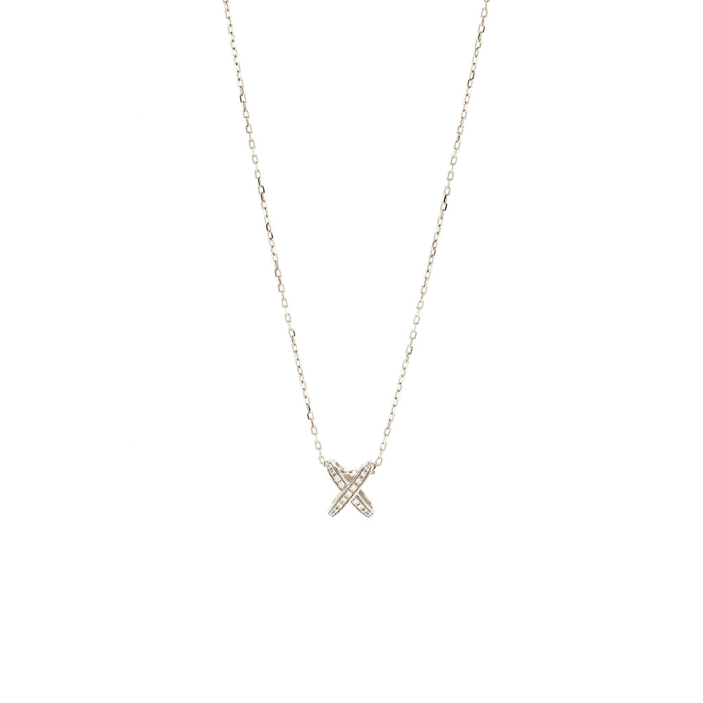 CHAUMET JEUX DE LIENS 18K WHITE GOLD WITH DIAMONDS