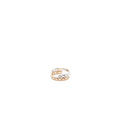 CHANEL COCO CRUSH TOI ET MOI RING, SMALL VERSION WHITE/ BEIGE GOLD DIAMONDS