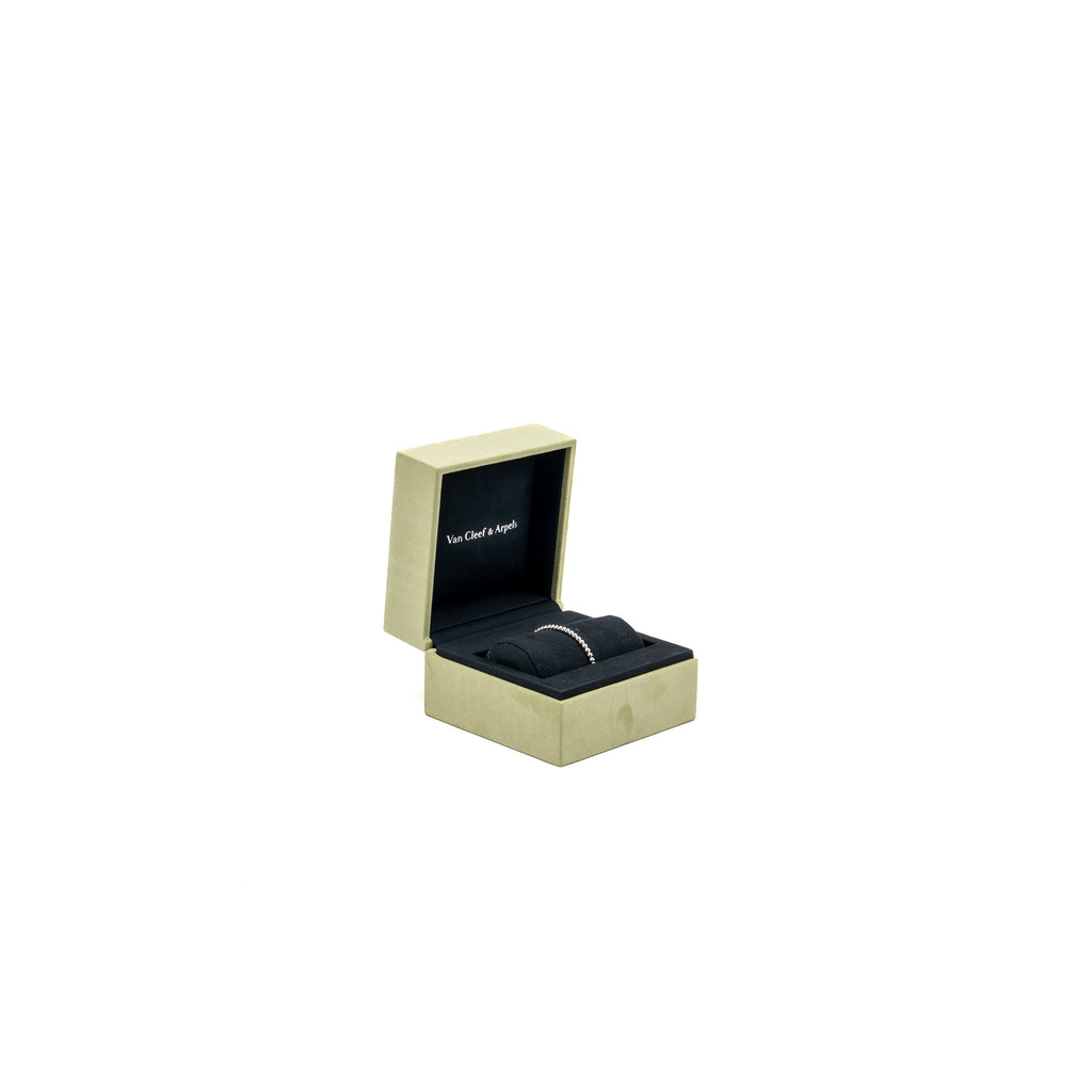 VAN CLEEF AND ARPELS PERLEE PEARLS OF GOLD BRACELET 18K WHITE GOLD
