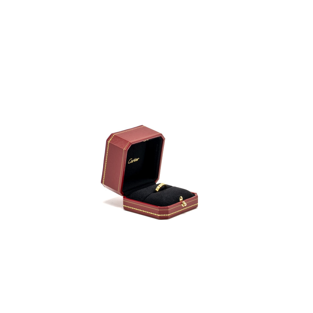 CARTIER LOVE WEDDING BAND YELLOW GOLD, DIAMOND