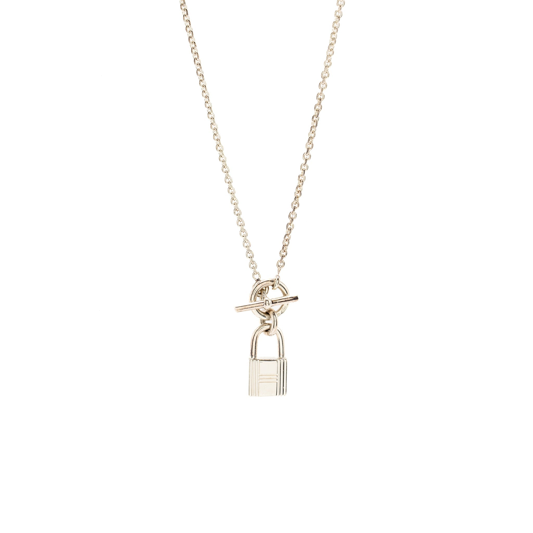 HERMES KELLY CADENAS PENDANT STERLING SILVER
