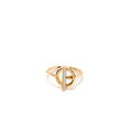 HERMES ECHAPPEE RING ROSE GOLD DIAMONDS