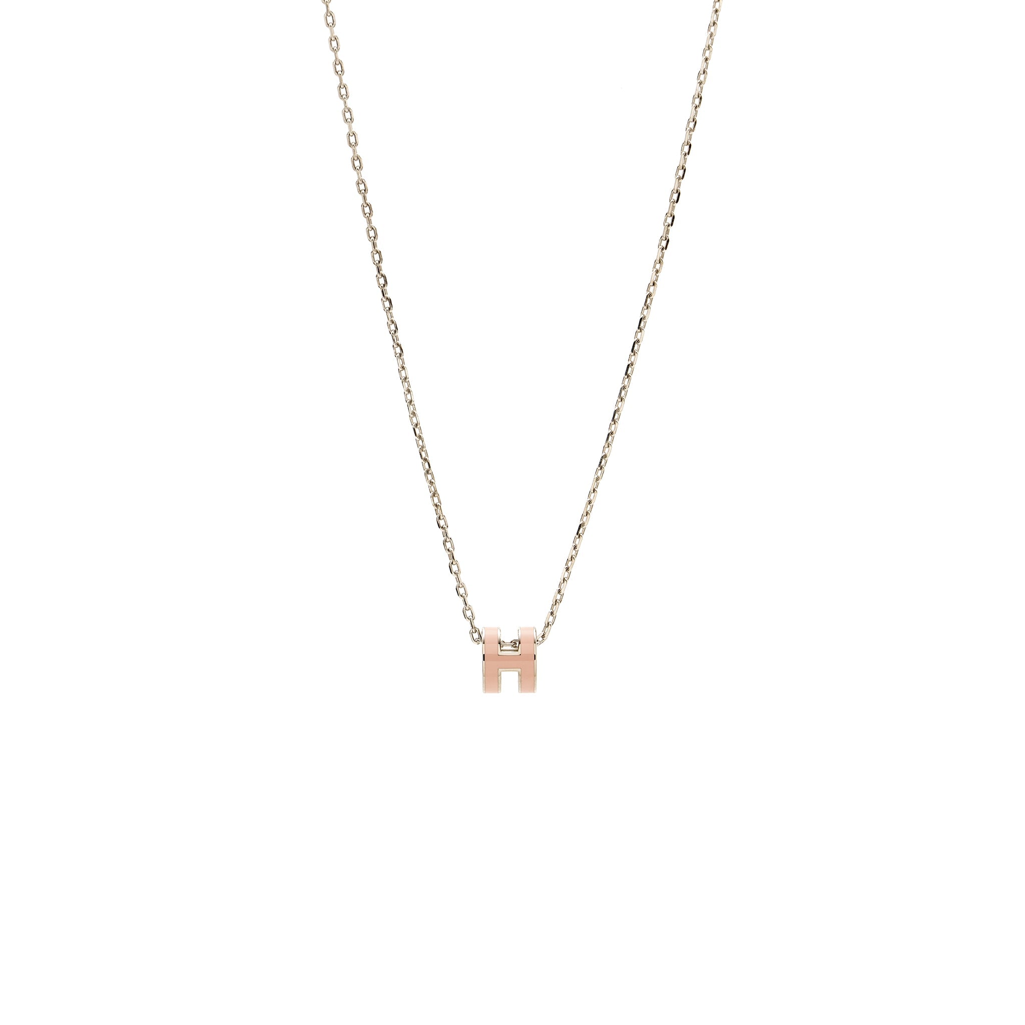 HERMES MINI POP H PENDANT ROSE DRAGEE SHW