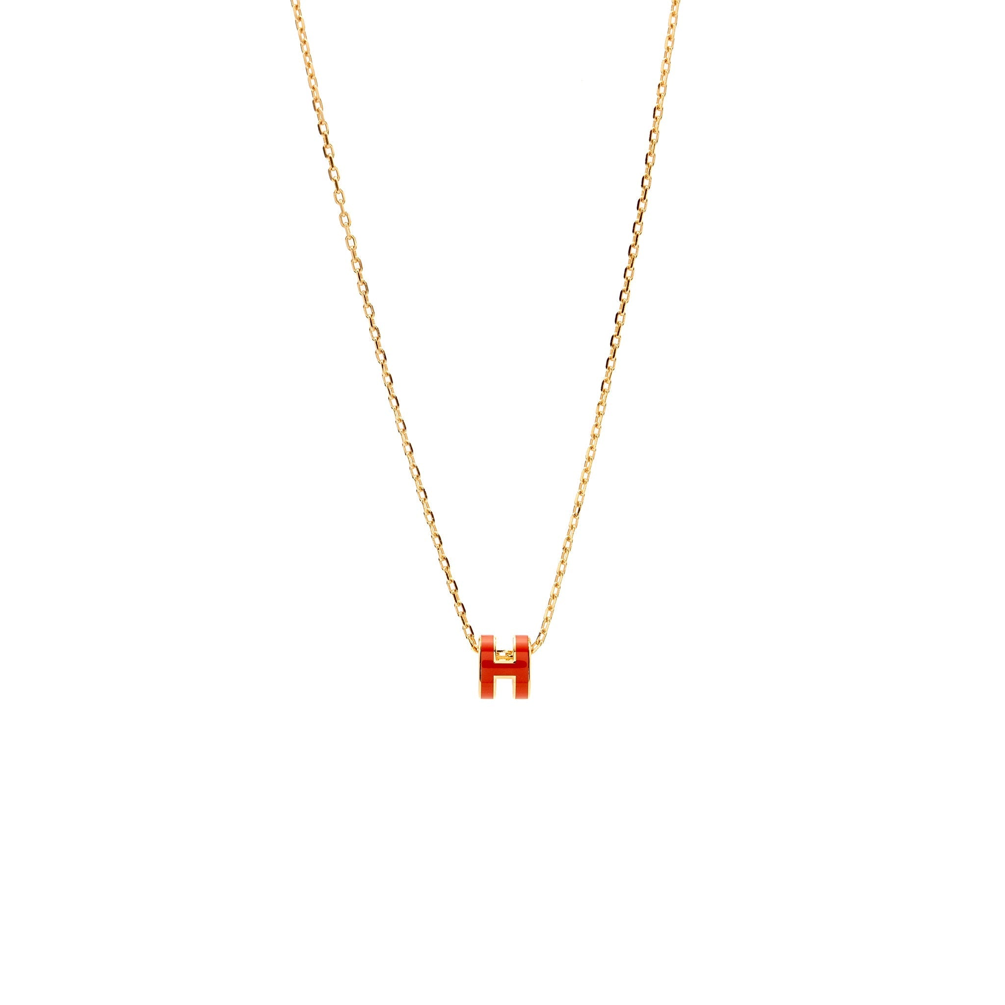 HERMES MINI POP H PENDANT ORANGE RGHW