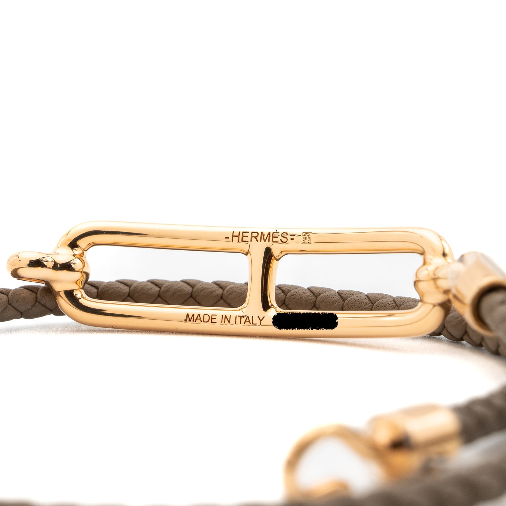 HERMES SIZE T2 ROULIS DOUBLE TOUR BRACELET ETOUPE RGHW