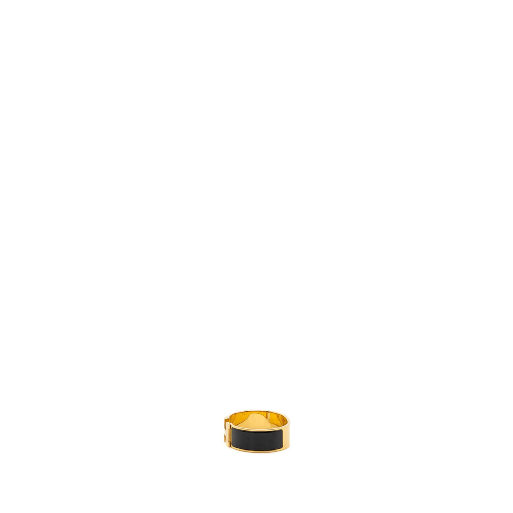 HERMES CLIC CLAC H BRACELET BLACK GHW