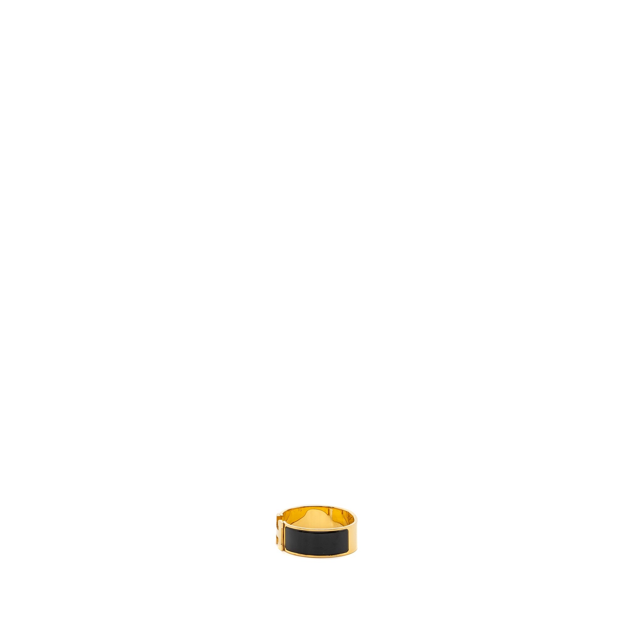 HERMES CLIC CLAC H BRACELET BLACK GHW