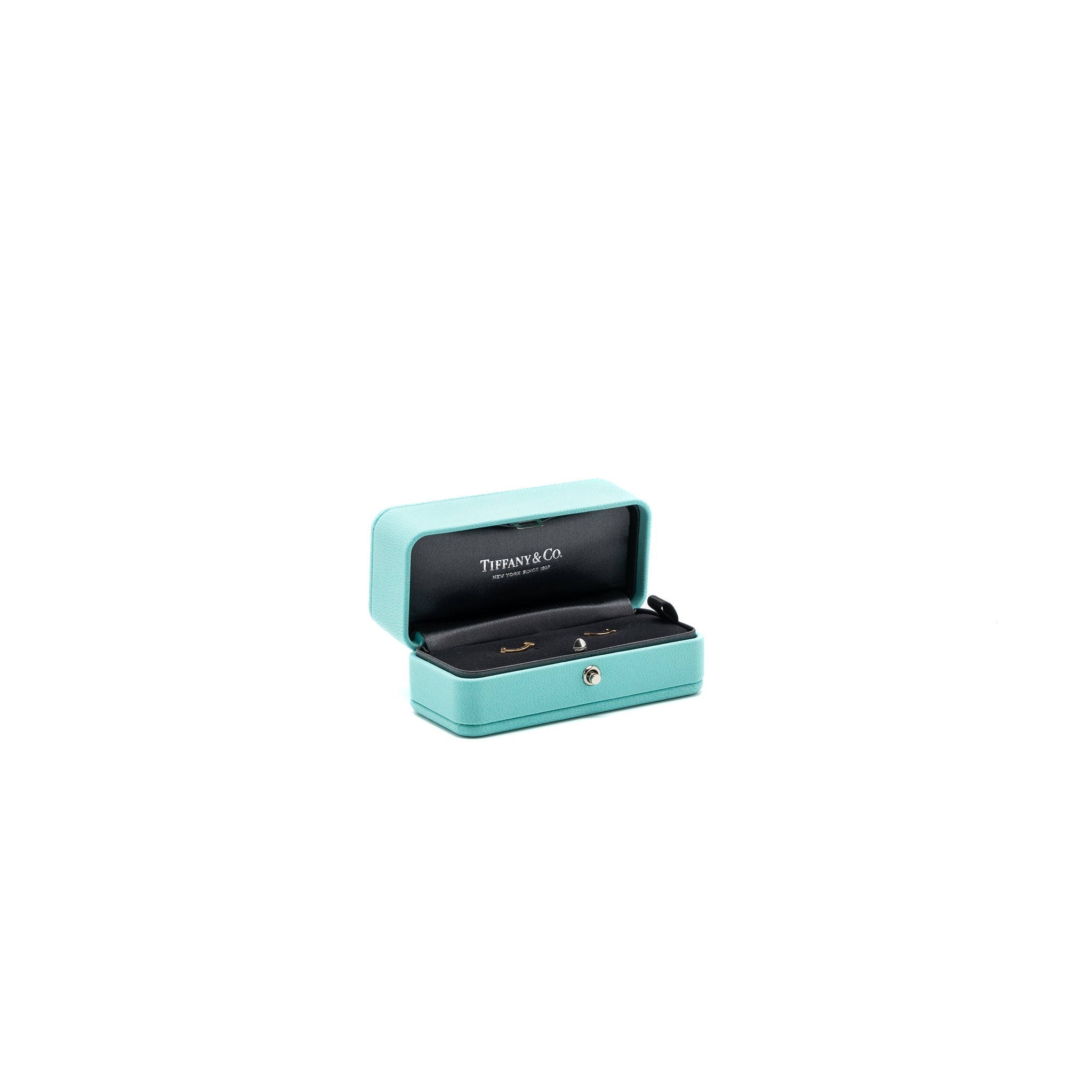 TIFFANY T SMILE EARRINGS 18K ROSE GOLD