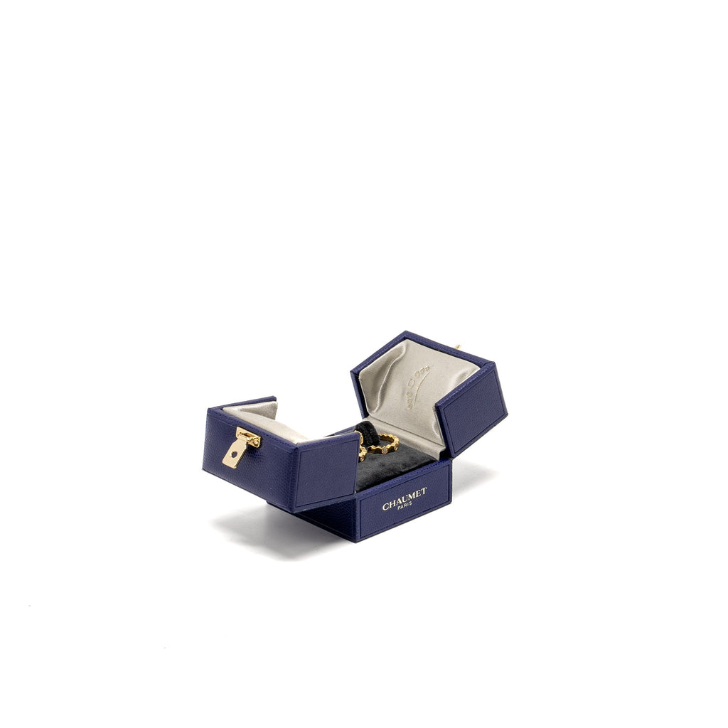 CHAUMET BEE MY LOVE HOOP EARRINGS YELLOW GOLD, DIAMONDS