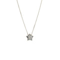 CHANEL STAR NECKLACE WITH CC LOGO GREY WITH RUTHENIUM HARDWARE