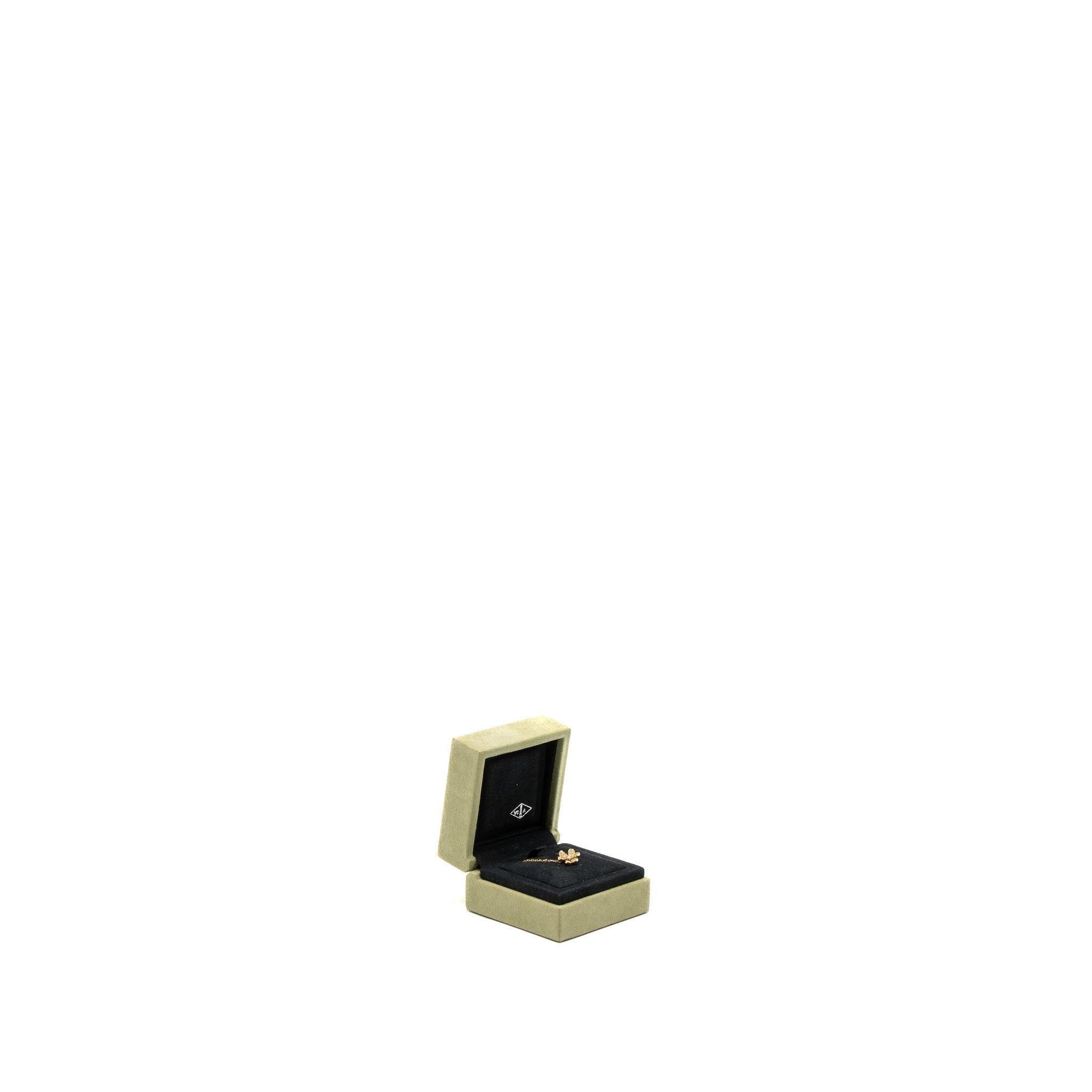 VAN CLEEF & ARPELS FRIVOLE PENDANT YELLOW GOLD DIAMONDS