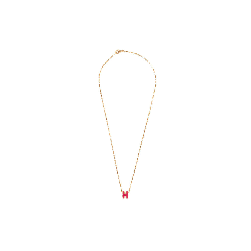 HERMES MINI POP H PENDANT ROSE EXTREME RGHW