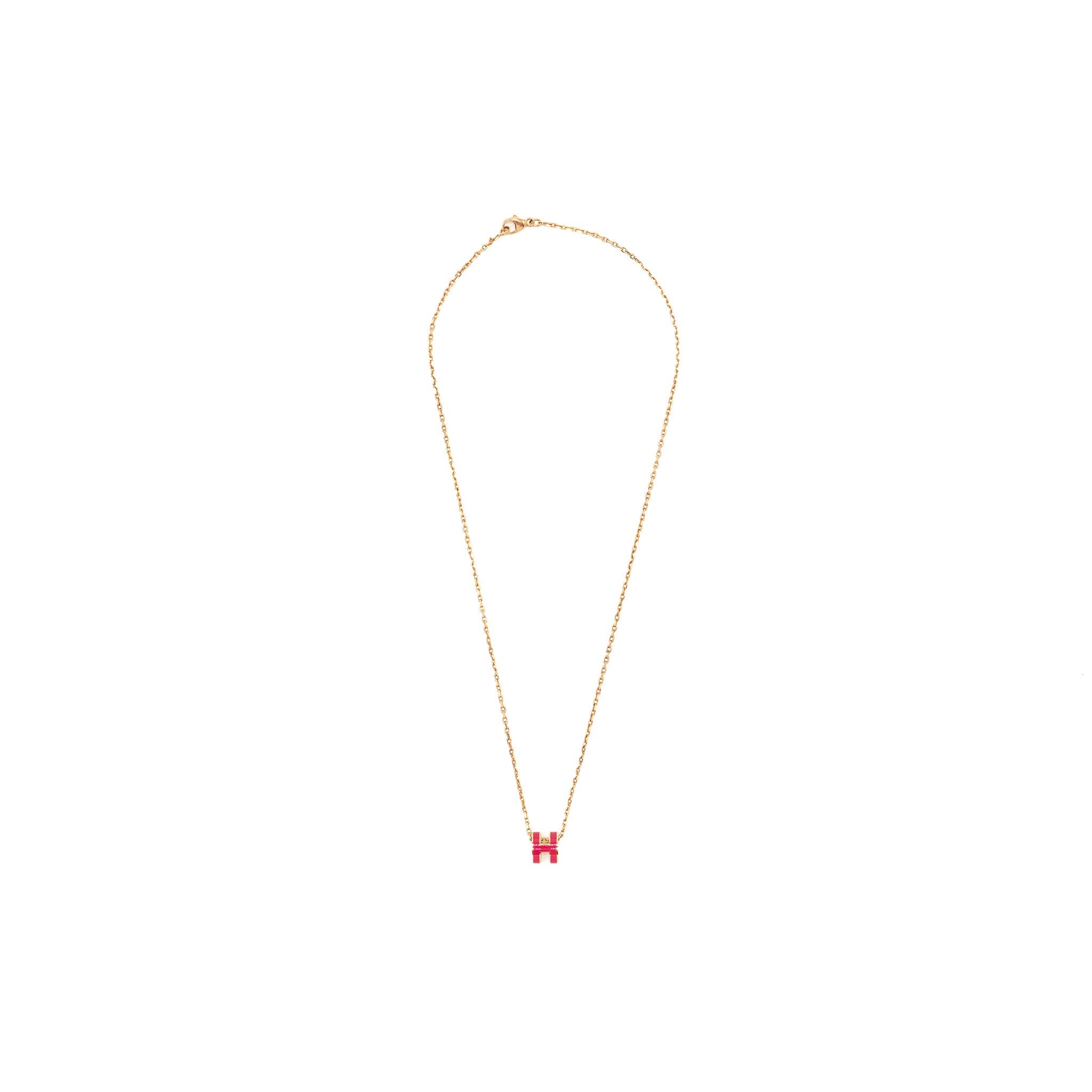 HERMES MINI POP H PENDANT ROSE EXTREME RGHW