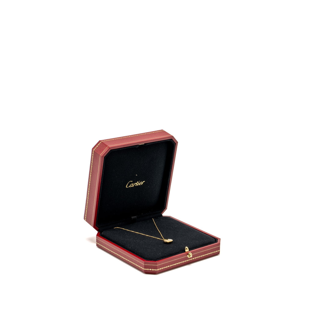 CARTIER AMULETTE DE CARTIER NECKLACE, XS MODEL MOTHER OF PEARL / YELLOW GOLD / DIAMOND