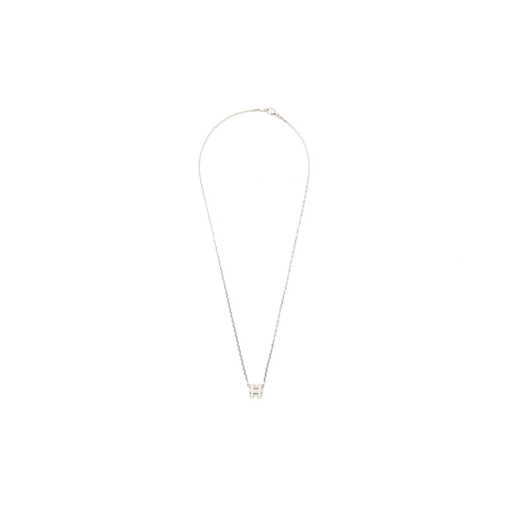 HERMES MINI POP H PENDANT WHITE SHW