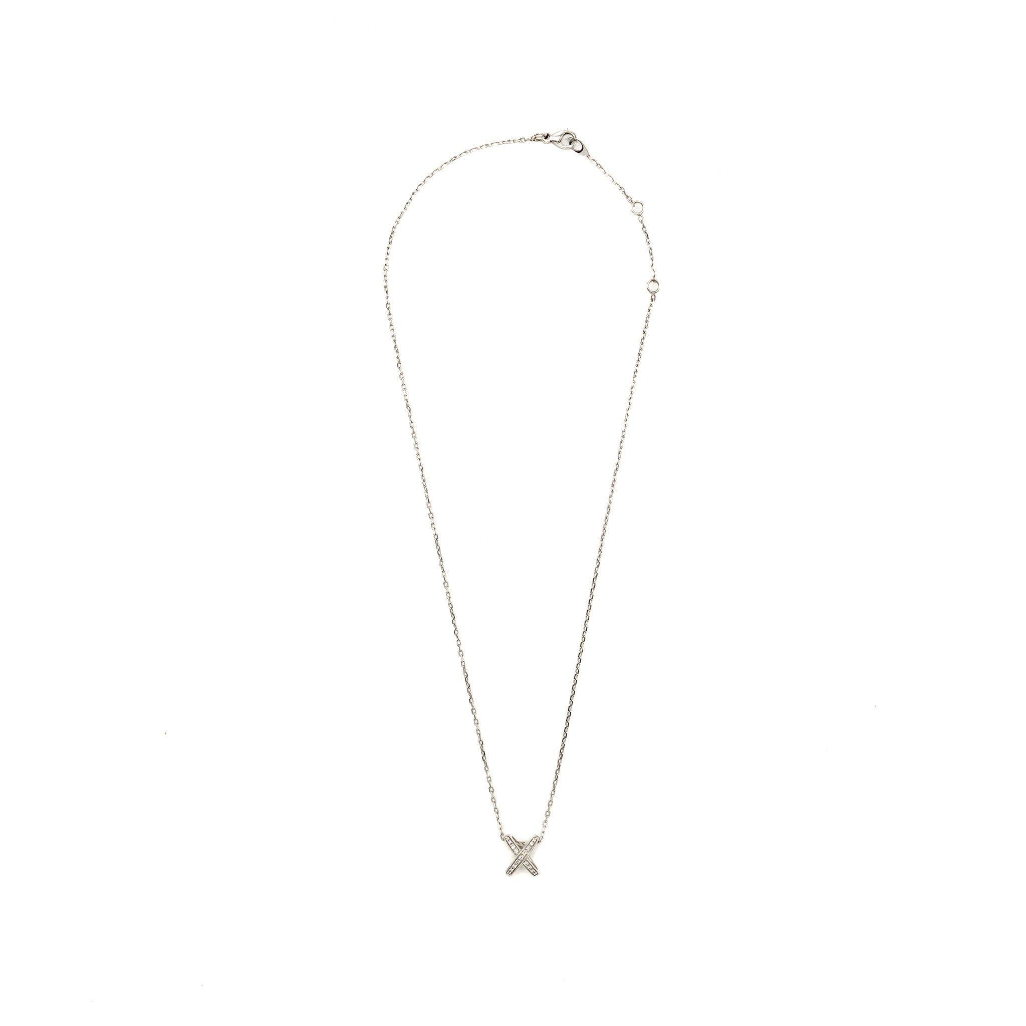 CHAUMET JEUX DE LIENS 18K WHITE GOLD WITH DIAMONDS