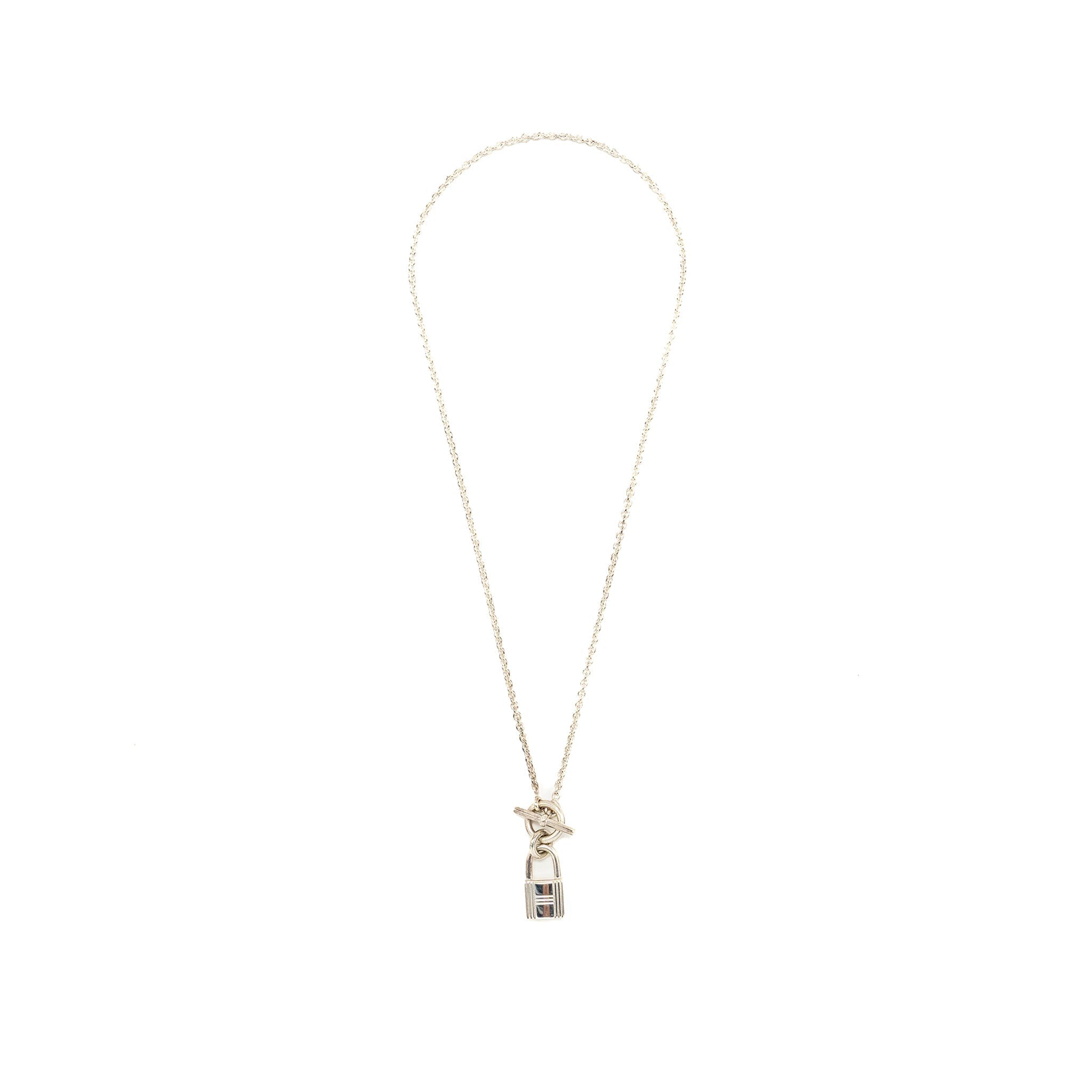 HERMES KELLY CADENAS PENDANT STERLING SILVER