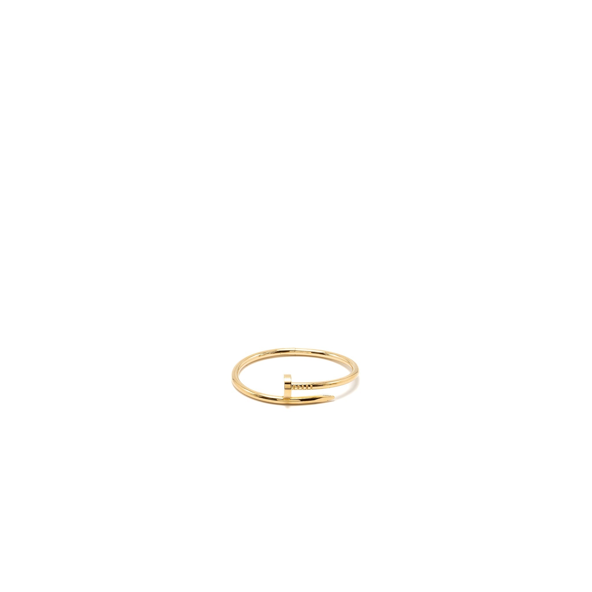 CARTIER JUSTE IN CLOU BRACELET YELLOW GOLD