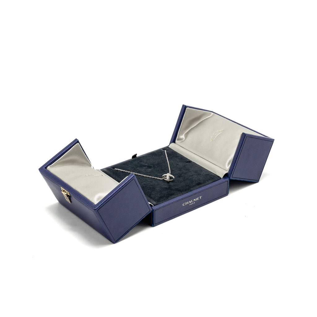 CHAUMET JEUX DE LIENS 18K WHITE GOLD WITH DIAMONDS