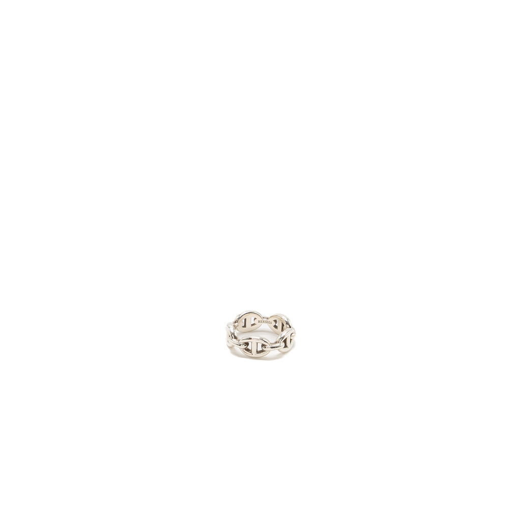 HERMES CHAINE D’ ANCRE ENCHAINEE RING SILVER