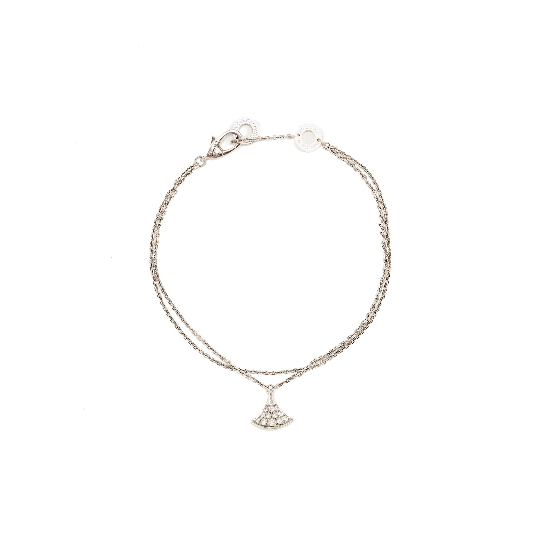BVLGARI DIVA’S DREAM BRACELET WHITE GOLD PAVED DIAMONDS