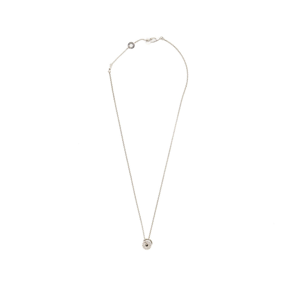 BVLGARI MINI B.ZERO NECKLACE WHITE GOLD PAVED DIAMONDS