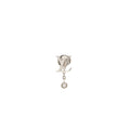 LOUIS VUITTON LDYLLE BLOSSOM LV EAR STUD, WHITE GOLD, DIAMOND
