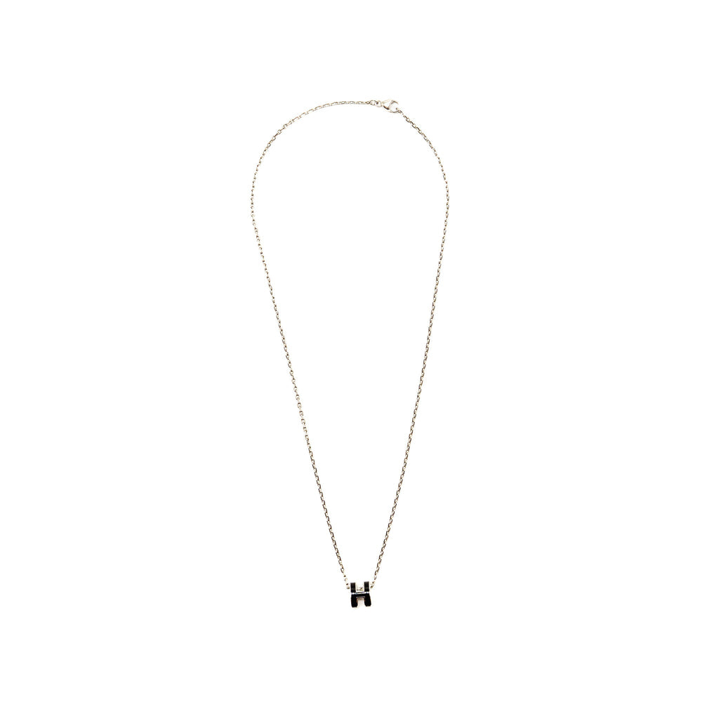 HERMES MINI POP H PENDANT BLACK SHW