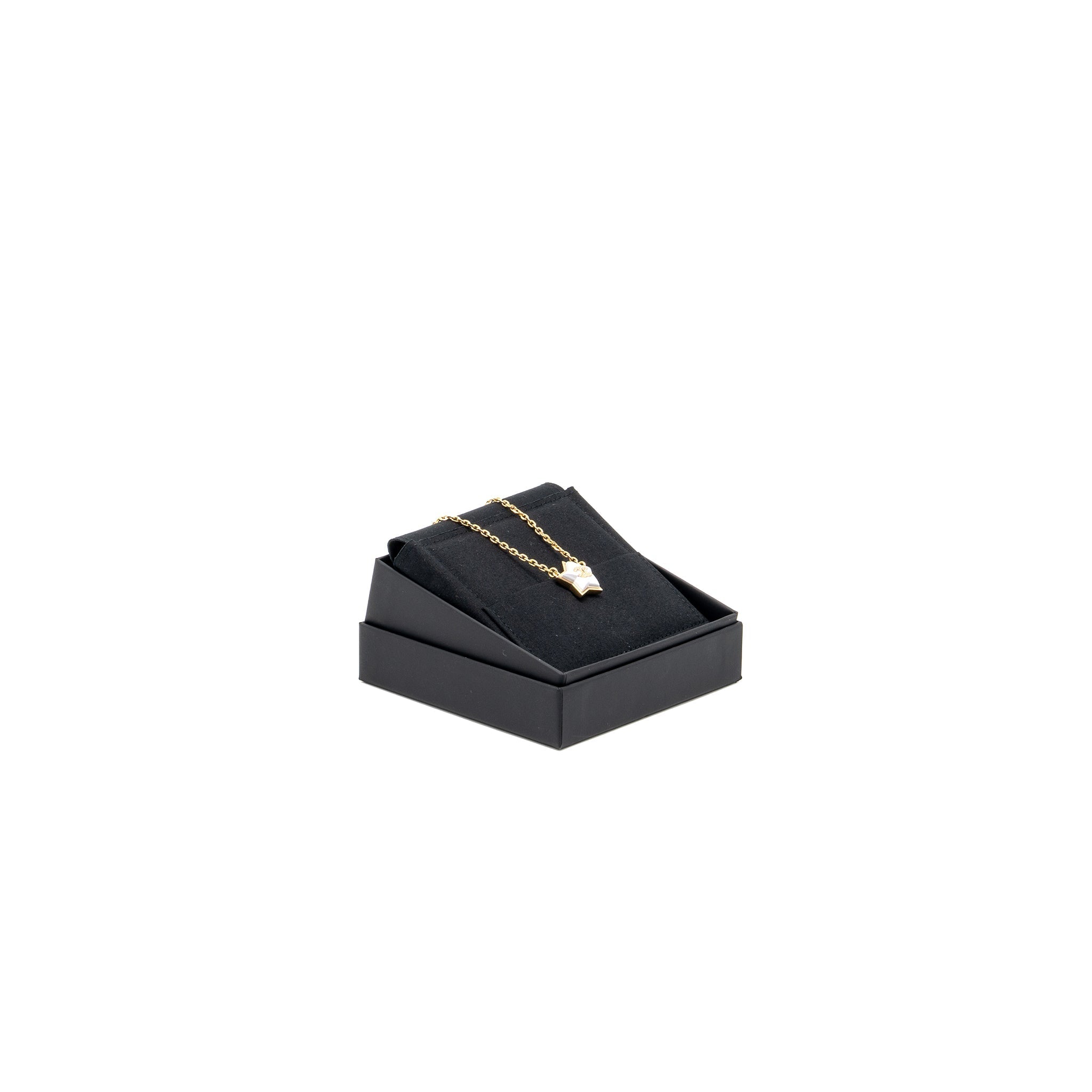 CHANEL STAR CC LOGO NECKLACE CRYSTAL/GOLD TONE