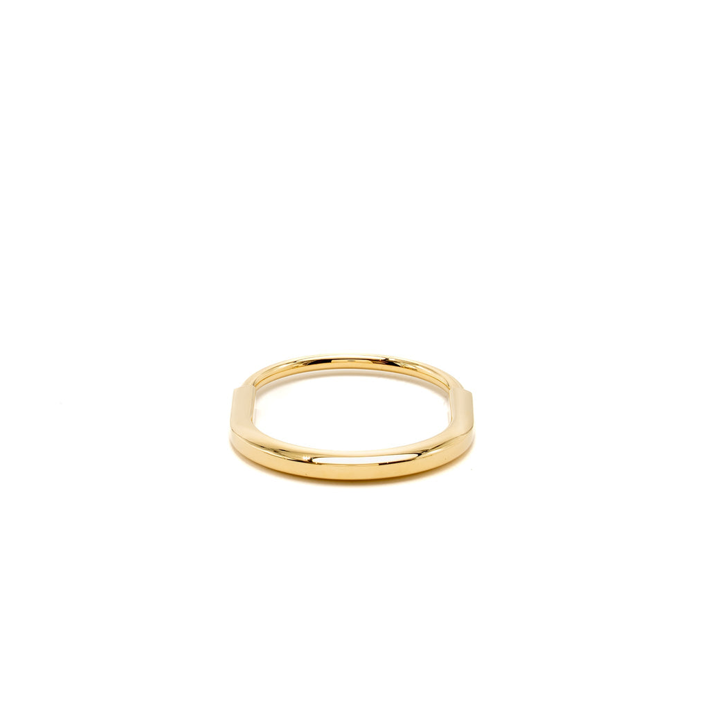 TIFFANY LOCK BANGLE YELLOW GOLD