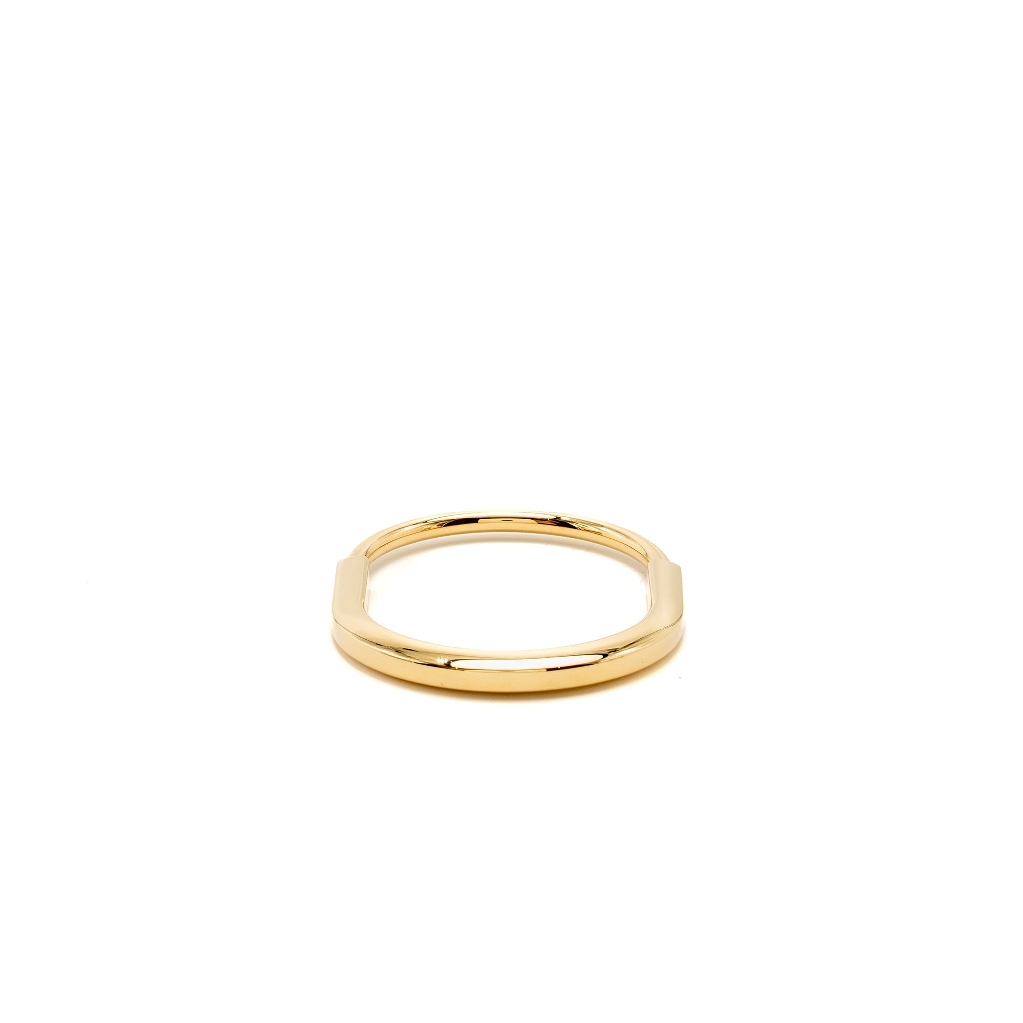 TIFFANY LOCK BANGLE YELLOW GOLD