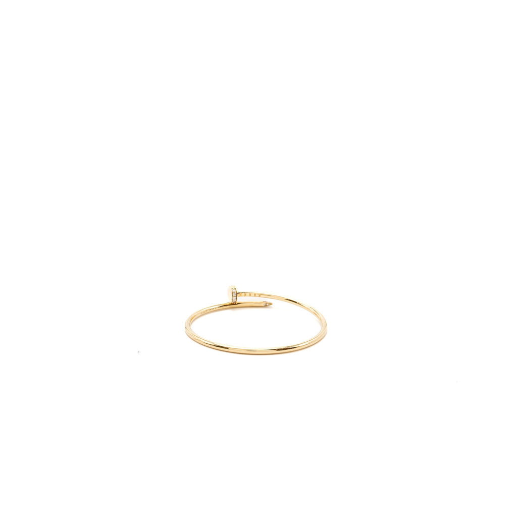 CARTIER JUSTE UN CLOU BRACELET YELLOW GOLD DIAMONDS