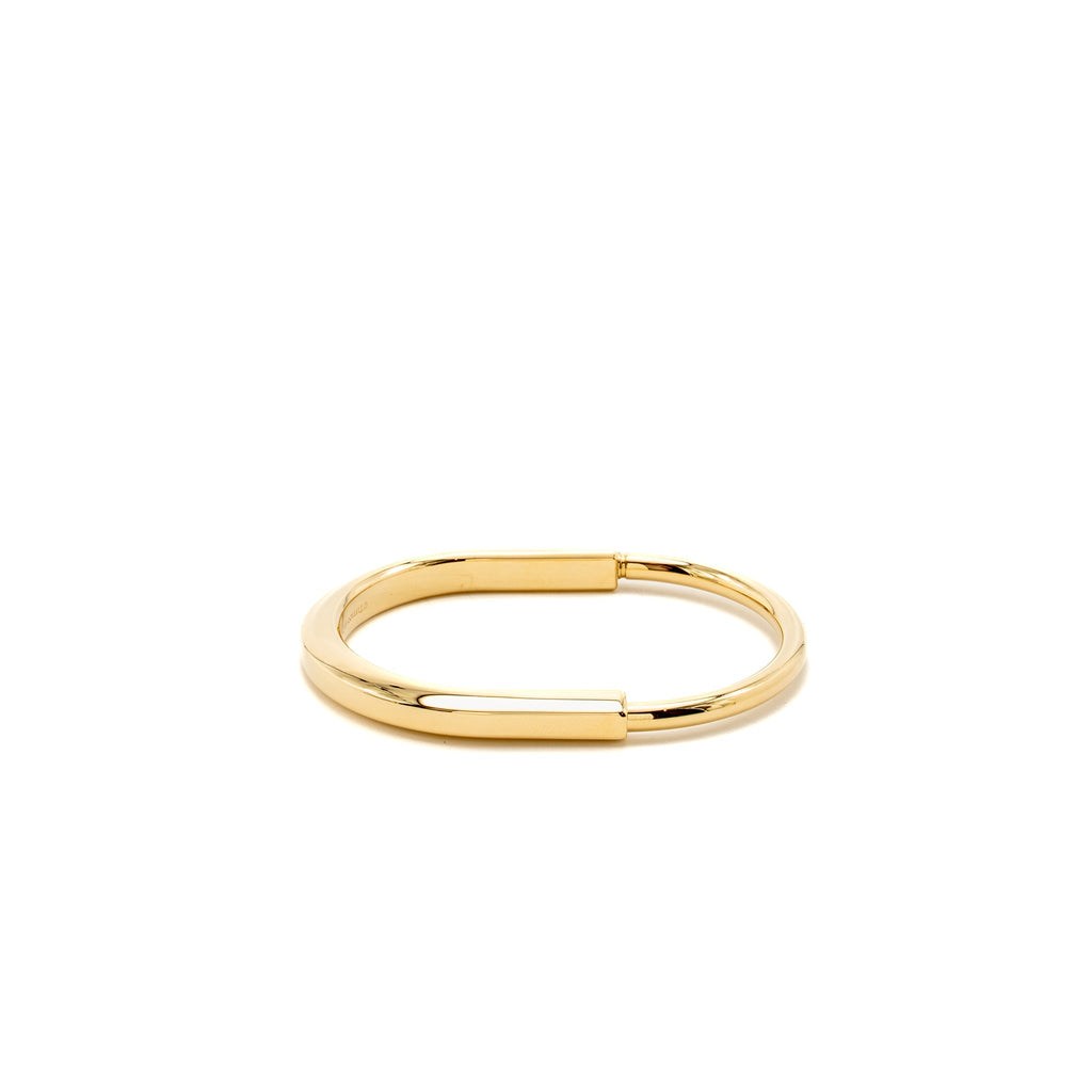 TIFFANY LOCK BANGLE YELLOW GOLD