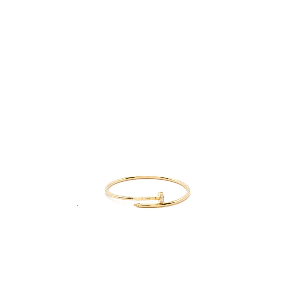 CARTIER JUSTE UN CLOU BRACELET YELLOW GOLD DIAMONDS